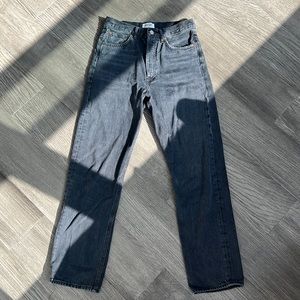 AGOLDE // 90’s pinch waist black denim